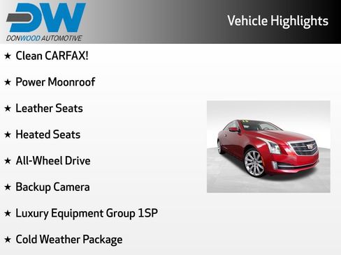 Used 2015 Cadillac ATS Luxury AWD/4WD image 6