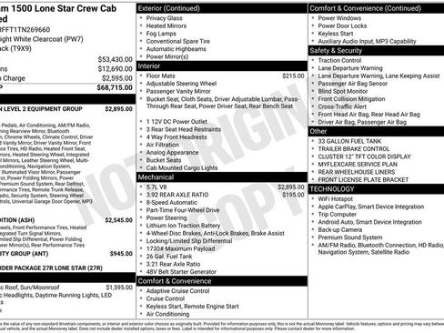 New 2026 RAM 1500 Lone Star AWD/4WD image 45