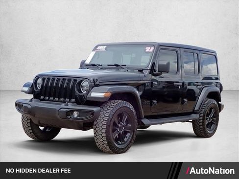 Used 2022 Jeep Wrangler Unlimited Sahara AWD/4WD image 1
