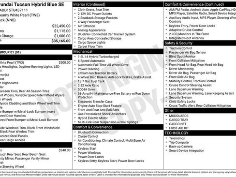 New 2026 Hyundai Tucson Blue SE image 5