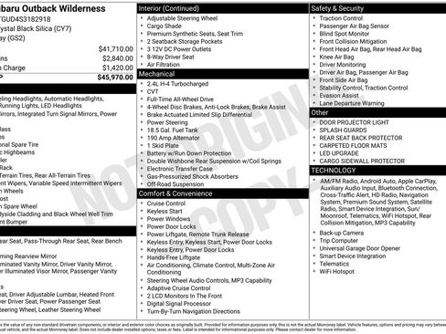 Certified 2025 Subaru Outback Wilderness image 23