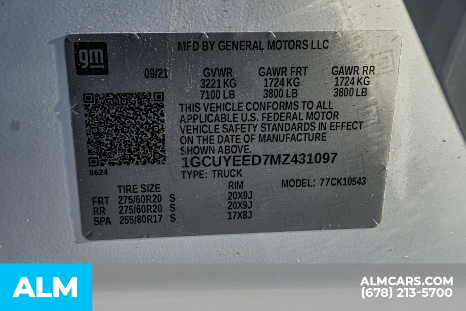 Used 2021 Chevrolet Silverado 1500 RST w/ Redline Edition AWD/4WD image 59