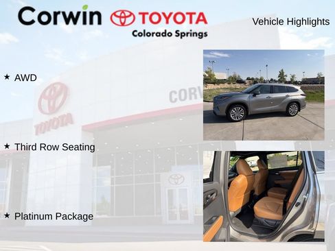 Used 2026 Toyota Highlander Platinum AWD/4WD image 14