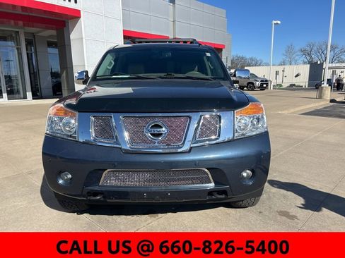 Used 2015 Nissan Armada Platinum w/ 2nd Row Captain Seat Package image 2