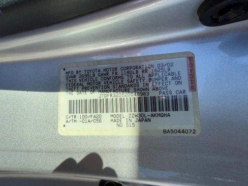 Used 2002 Toyota MR2 image 19