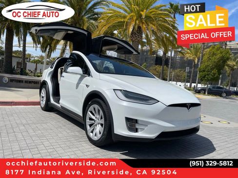 Used 2018 Tesla Model X 100D AWD/4WD image 1