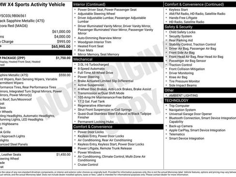 Used 2020 BMW X4 M40i w/ Premium Package image 40