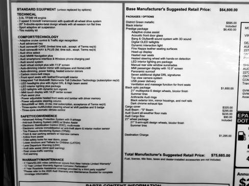 New 2025 Audi SQ5 Prestige image 25