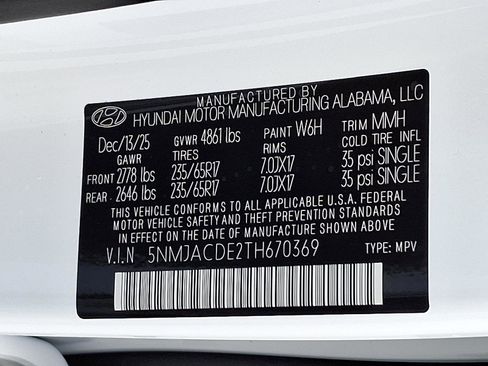 New 2026 Hyundai Tucson SE image 16