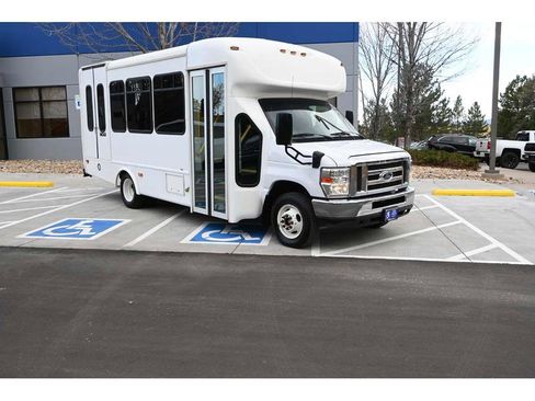 Used 2016 Ford E-350 and Econoline 350 Super Duty w/ Shuttle Bus Prep Package image 3