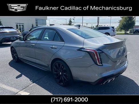 Used 2022 Cadillac CT4 V w/ LPO, ONYX Package AWD/4WD image 9