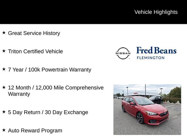 Used 2022 Subaru Impreza 2.0i Sport AWD/4WD image 5