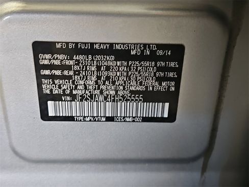 Used 2015 Subaru Forester 2.5i Touring w/ Eyesight & Navigation System image 37