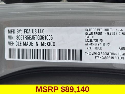 New 2026 RAM 2500 Power Wagon AWD/4WD image 43