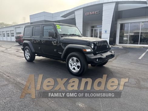 Used 2021 Jeep Wrangler Unlimited Sport image 1
