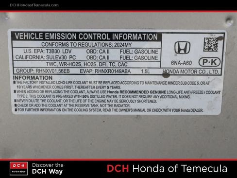 Used 2024 Honda Accord LX image 9