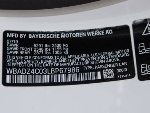 Used 2020 BMW 840i xDrive Convertible w/ Comfort Seating Package AWD/4WD image 34