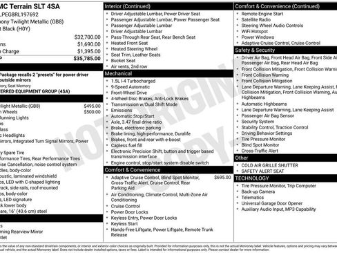 Certified 2024 GMC Terrain SLT FWD image 32