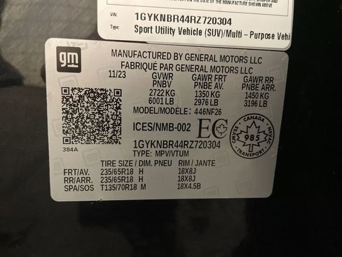 Used 2024 Cadillac XT5 Luxury w/ LPO, Floor Liner Package image 26