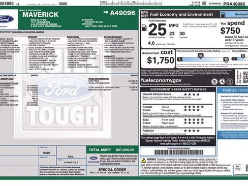 Certified 2023 Ford Maverick XLT FWD image 19
