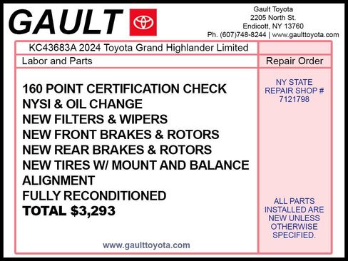 Certified 2024 Toyota Grand Highlander Limited image 2
