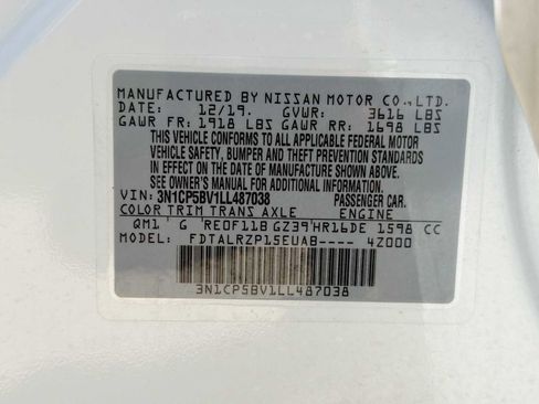 Used 2020 Nissan Kicks S FWD image 29