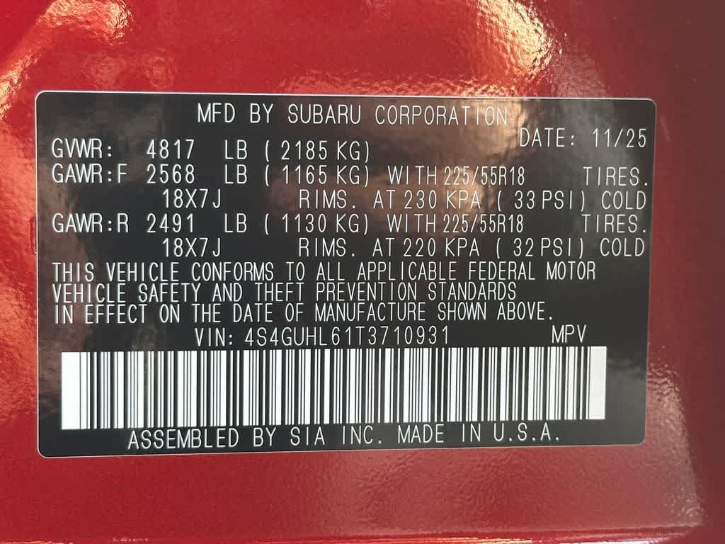 Certified 2026 Subaru Crosstrek 2.5i Limited AWD/4WD image 21