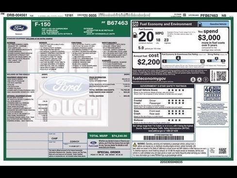 Used 2023 Ford F150 King Ranch w/ Equipment Group 601A High AWD/4WD image 32