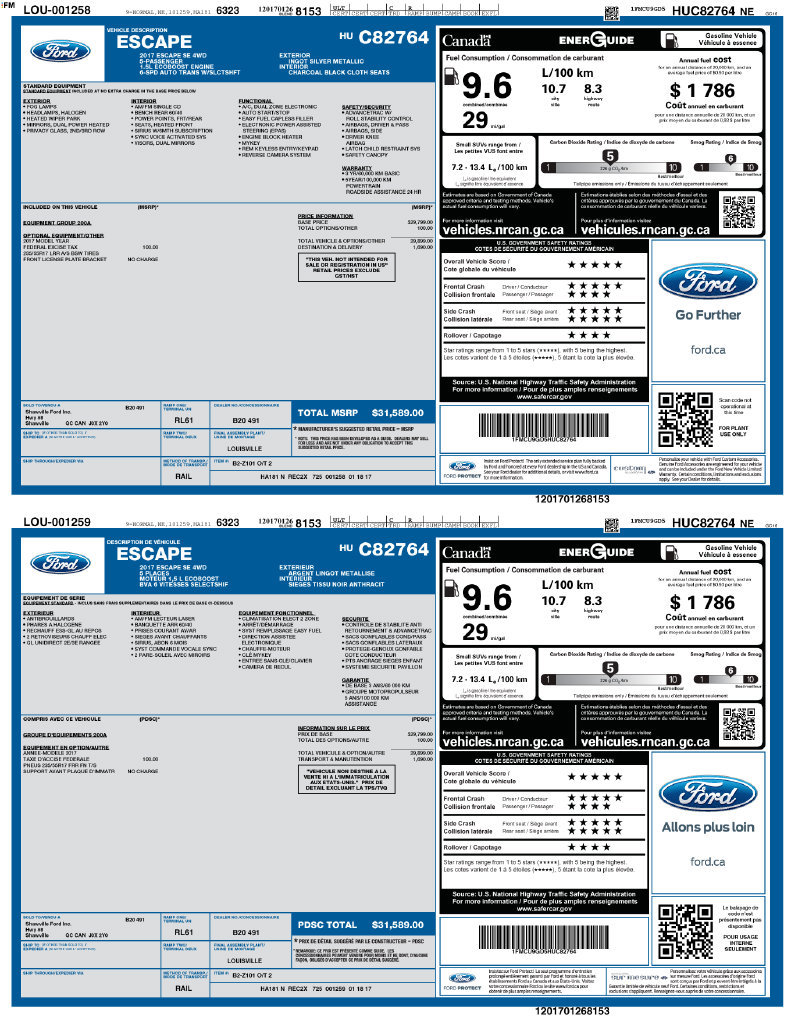 Used 2017 Ford Escape SE AWD/4WD image 10