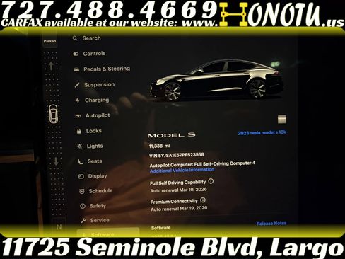 Used 2023 Tesla Model S Standard Range image 2