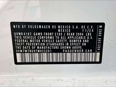 New 2026 Volkswagen Jetta SE image 33