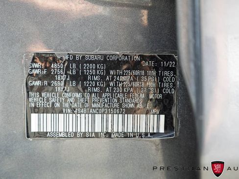 Used 2023 Subaru Outback Limited AWD/4WD image 47