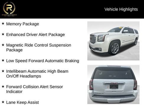 Used 2017 GMC Yukon XL Denali w/ Open Road Package image 9
