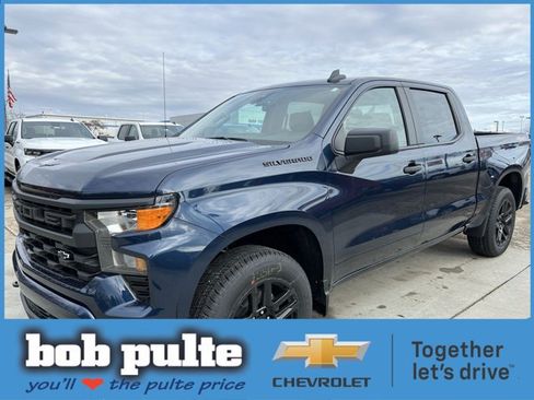 Used 2023 Chevrolet Silverado 1500 Custom w/ LPO, Dark Essentials Package AWD/4WD image 1