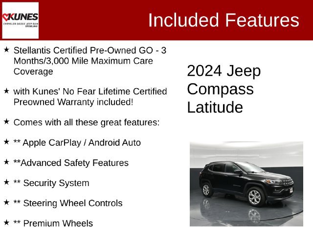 Certified 2024 Jeep Compass Latitude AWD/4WD image 2