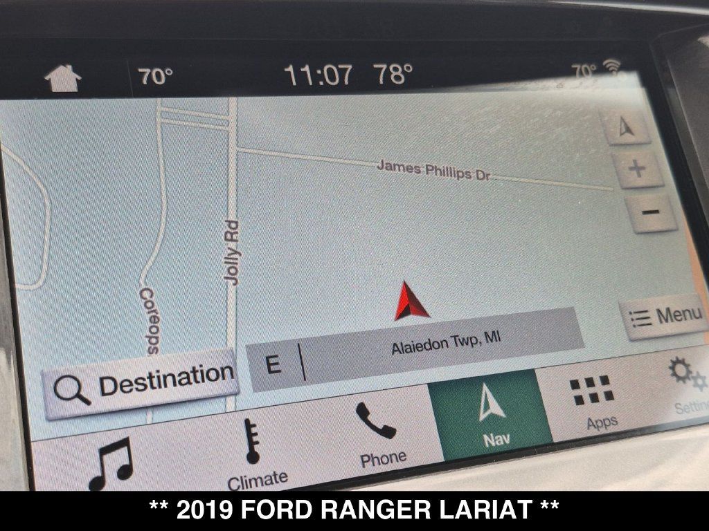 Used 2019 Ford Ranger Lariat w/ Equipment Group 501A Mid AWD/4WD image 4