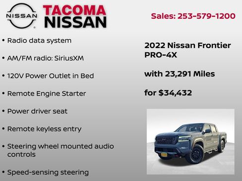 Used 2022 Nissan Frontier PRO-4X w/ Pro-4X Premium Package image 31