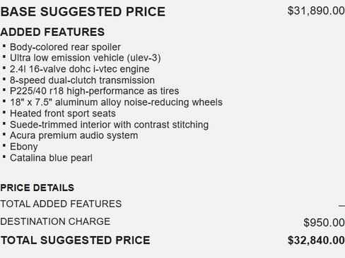 Used 2016 Acura ILX FWD image 33