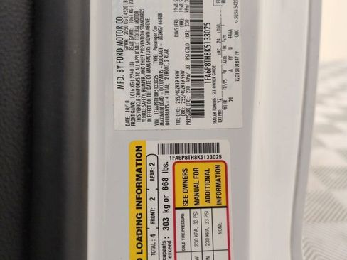 Certified 2019 Ford Mustang Coupe w/ Black Accent Package image 47