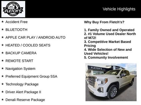 Used 2022 GMC Sierra 1500 Denali w/ Denali Reserve Package AWD/4WD image 2