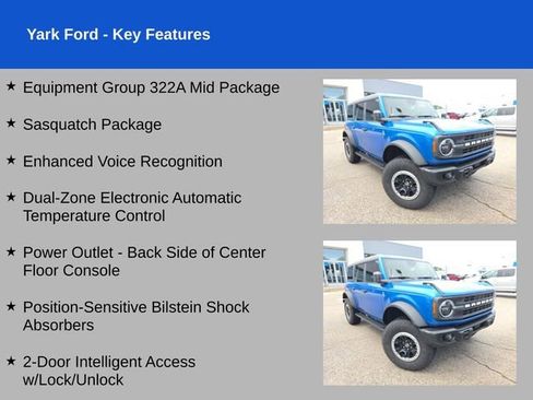 Used 2022 Ford Bronco Black Diamond w/ Sasquatch Package AWD/4WD image 4