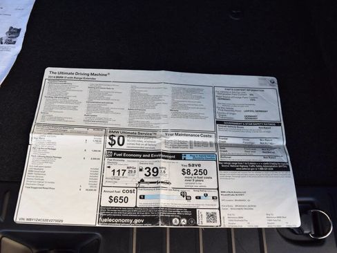 Used 2014 BMW i3 w/ Range Extender image 80