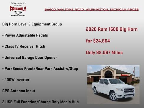 Used 2020 RAM 1500 Big Horn image 20