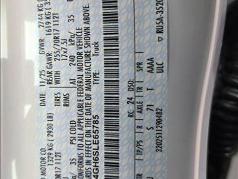 New 2025 Ford Ranger XLT w/ Equipment Group 301A High image 18