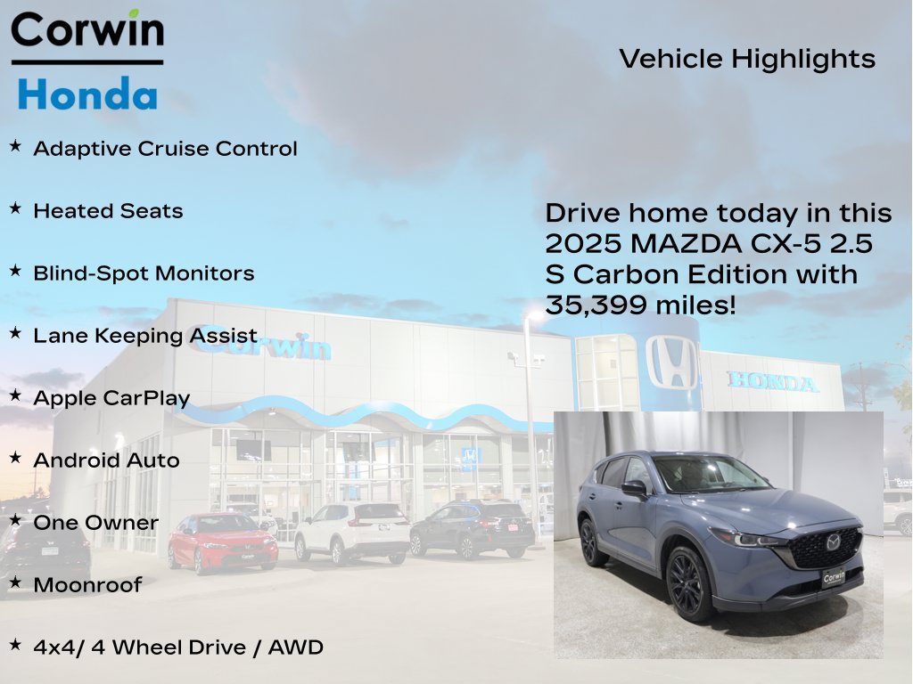 Used 2025 MAZDA CX-5 Carbon Edition AWD/4WD image 6