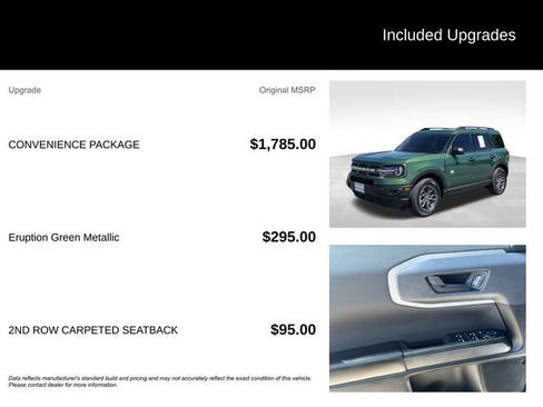 Used 2024 Ford Bronco Sport Big Bend w/ Convenience Package AWD/4WD image 5