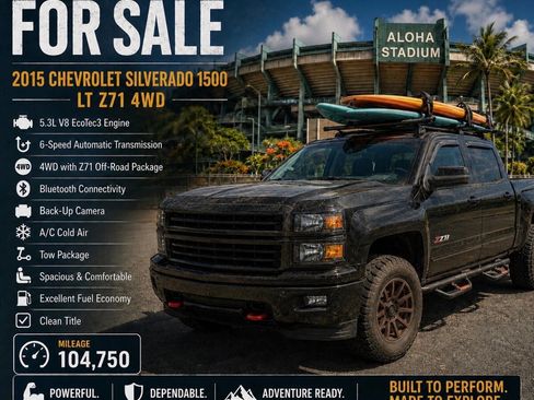 Used 2015 Chevrolet Silverado 1500 LT w/ All Star Edition AWD/4WD image 1