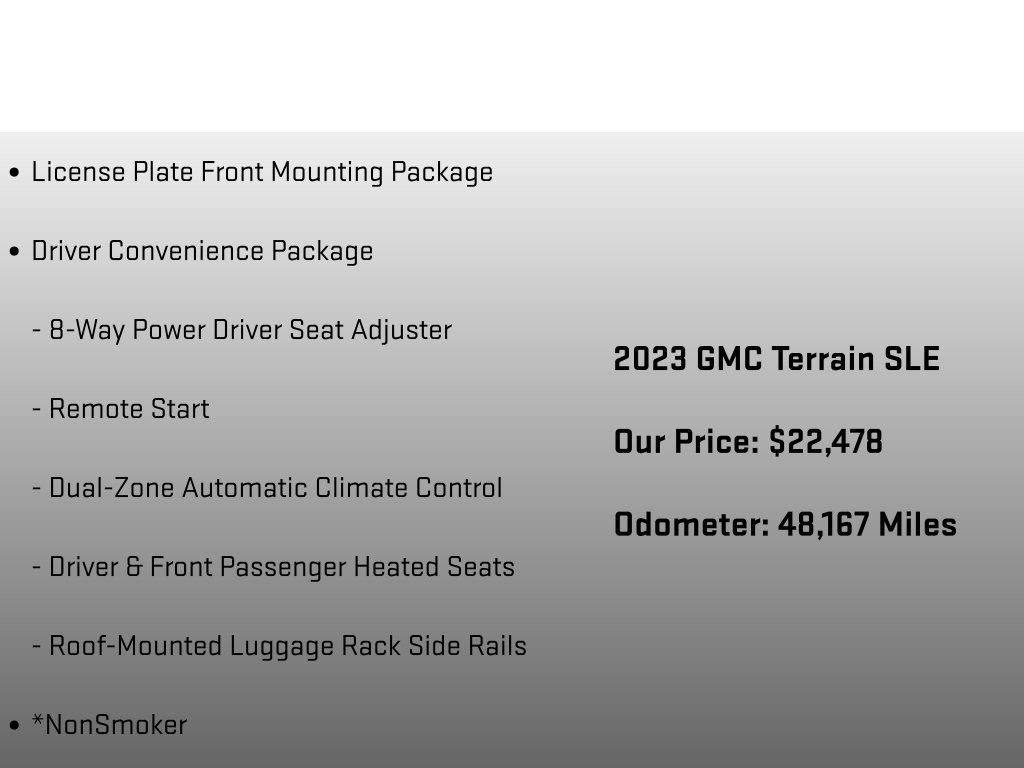 Used 2023 GMC Terrain SLE FWD image 6