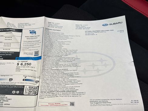 New 2026 Subaru WRX Limited AWD/4WD image 9