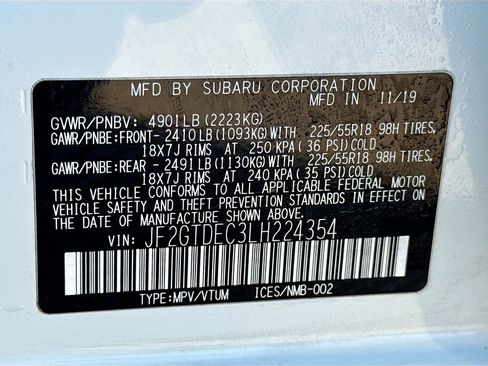 Used 2020 Subaru Crosstrek Hybrid w/ Popular Package #3 image 39